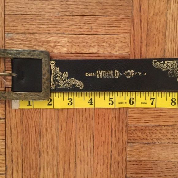 Diesel Vintage Leather Brown Belt Unisex main image 7